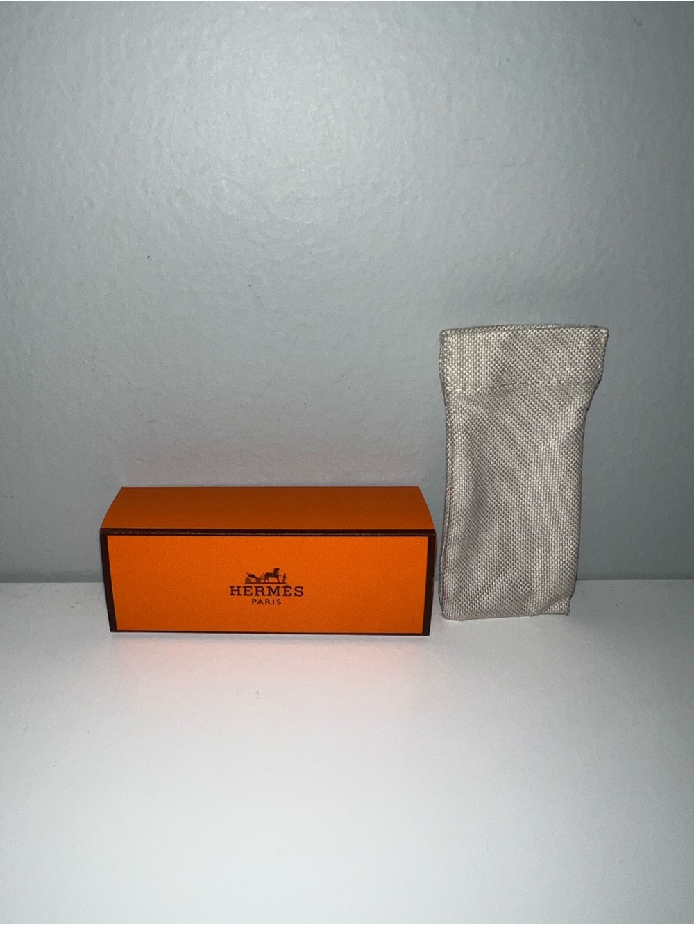 Hermes Lipstick Box with Lipstick Pouch